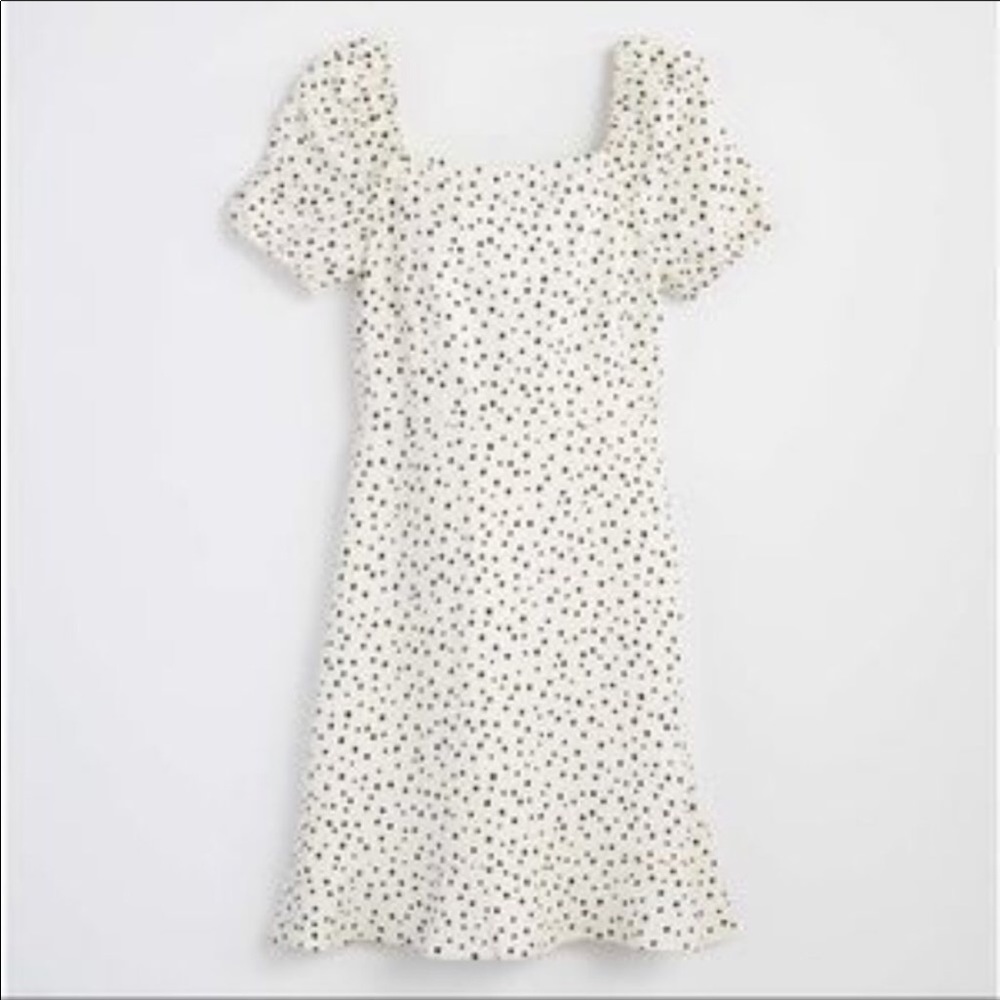 Brand new LOFT, polka dot, open back dress